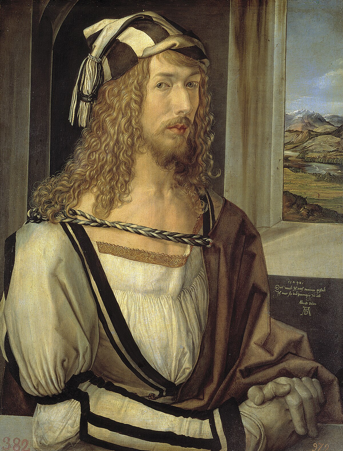 Albrecht Durer Selbstbildnis mit 26 Jahren Prado Madrid